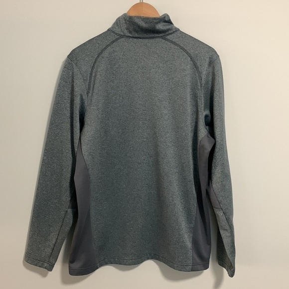 Columbia LS 1/4 Zip Pullover Top M Grey - Picture 2 of 9